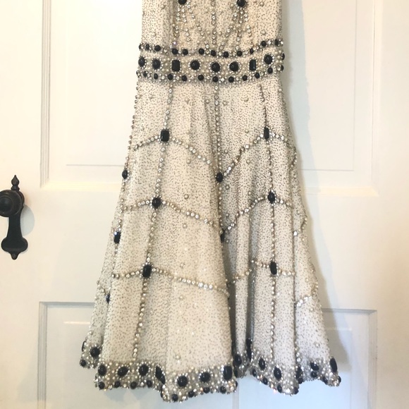 🥂🥂Alice and Olivia by Stacey Bender beaded… - Picture 4 of 8